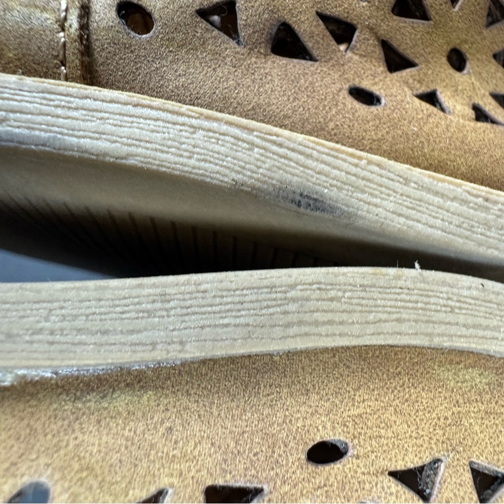 Universal Thread Milliana slingback cut-out bootie sandal tan heel Target EUC -7 - Picture 15 of 16